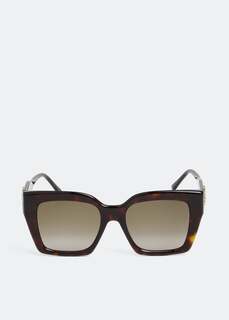 Солнечные очки JIMMY CHOO Eleni sunglasses, коричневый