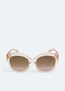 Солнечные очки JIMMY CHOO Leela sunglasses, розовый