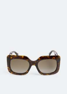 Солнечные очки JIMMY CHOO Gaya sunglasses, коричневый