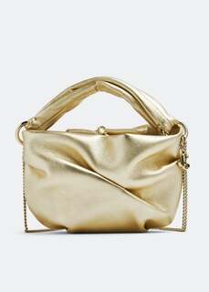 Сумка JIMMY CHOO Bonny top handle bag, золотой