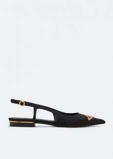 Туфли LANVIN Rita flat pumps, черный