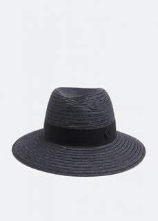 Шляпа MAISON MICHEL Virginie straw hat, синий