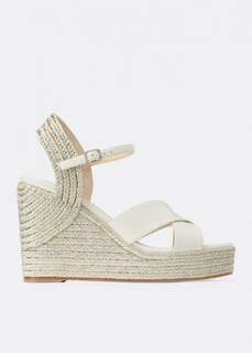 Сандалии JIMMY CHOO Dellena sandals, белый