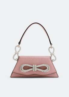 Сумка MACH AND MACH Samantha double bow small handbag, розовый