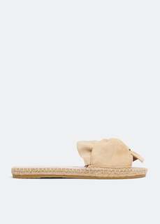 Сандалии MANEBÍ Hamptons Knot sandals, бежевый