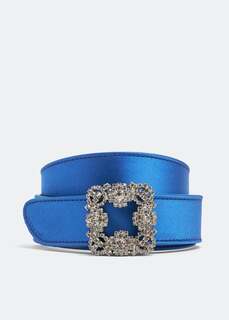 Ремень MANOLO BLAHNIK Hangisi belt, синий