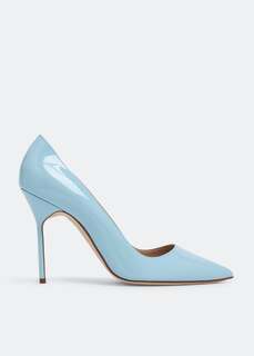 Туфли MANOLO BLAHNIK BB patent pumps, синий