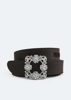 Ремень MANOLO BLAHNIK Hangisi belt, черный