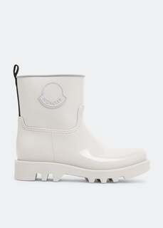 Ботинки MONCLER Ginette rain boots, белый