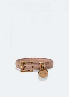 Браслет PRADA Saffiano leather bracelet, бежевый