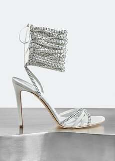 Сандалии PARIS TEXAS x Level Shoes Holly Nicole sandals, серебряный