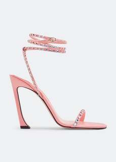 Сандалии PIFERI Fade lace-up heel sandals, розовый