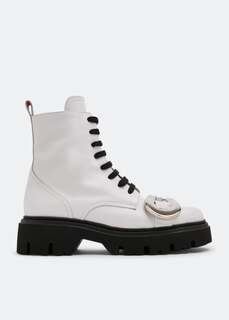 Ботинки NO.21 Buckle-embellished boots, белый No21