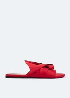 Сандалии NO.21 Bow slide sandals, красный No21