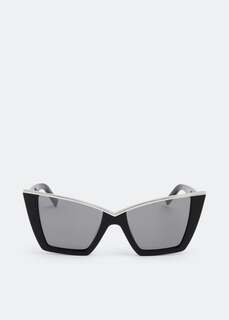 Солнечные очки SAINT LAURENT SL 570 sunglasses, черный