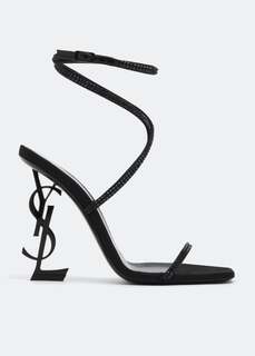 Босоножки SAINT LAURENT Opyum sandals, черный