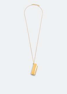 Ожерелье SAINT LAURENT Lighter case charm necklace, золотой
