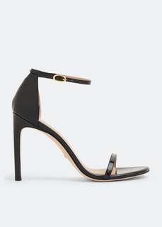 Сандалии STUART WEITZMAN Nudistrong strap sandals, черный