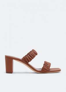 Сандалии STAUD Frankie sandals, коричневый