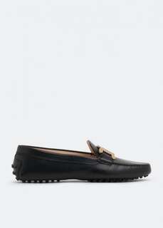 Лоферы TOD&apos;S Kate Gommino driving loafers, черный Tod’S