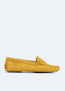 Лоферы TOD&apos;S Gommino driving loafers, желтый Tod’S