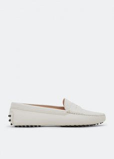 Лоферы TOD&apos;S Gommino driving loafers, белый Tod’S