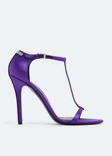Сандалии TOM FORD Iconic T sandals, фиолетовый