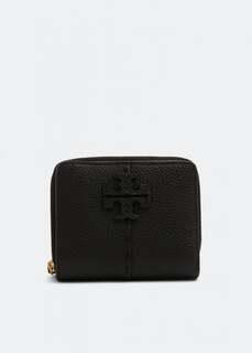 Кошелек TORY BURCH McGraw bi-fold wallet, черный