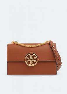 Сумка TORY BURCH Miller shoulder bag, коричневый