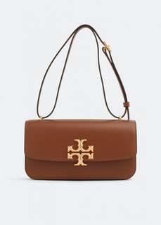 Сумка TORY BURCH Eleanor convertible shoulder bag, коричневый