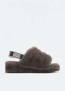 Сандалии UGG Fluff Yeah sandals, серый