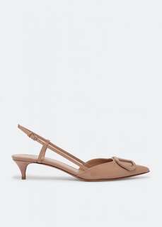 Туфли VALENTINO GARAVANI VLOGO SIGNATURE PUMP, розовый