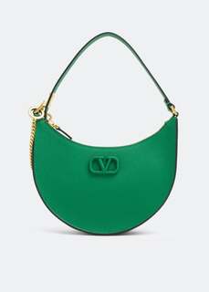 Сумка-хобо VALENTINO GARAVANI VLogo Signature mini hobo bag, зеленый