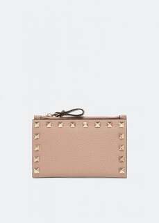 Картхолдер VALENTINO GARAVANI Rockstud coin purse, розовый