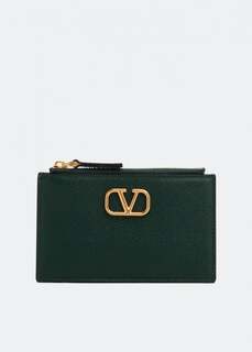 Картхолдер VALENTINO GARAVANI VLogo Signature coin purse, зеленый