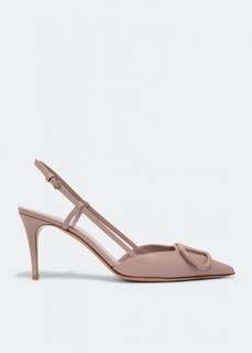 Туфли VALENTINO GARAVANI VLOGO SIGNATURE PUMP, нейтральный