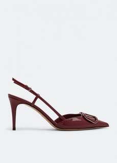 Туфли VALENTINO GARAVANI VLogo Signature pumps, бордовый