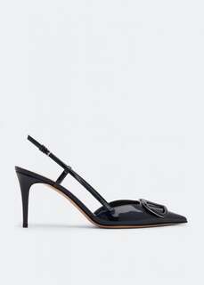 Туфли VALENTINO GARAVANI VLogo Signature slingback pumps, синий