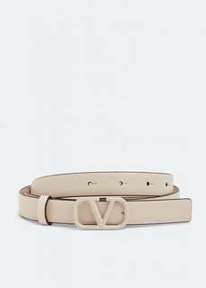 Ремень VALENTINO GARAVANI VLogo Signature belt, белый
