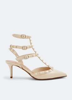 Туфли VALENTINO GARAVANI Rockstud pumps, белый