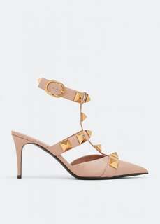 Туфли VALENTINO GARAVANI Rockstud pumps, розовый