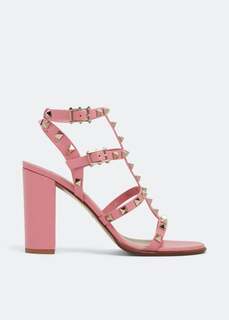 Сандалии VALENTINO GARAVANI Rockstud sandals, розовый