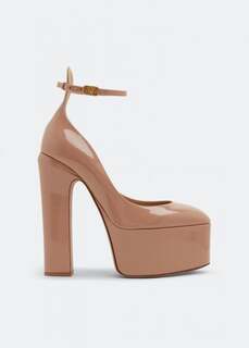 Туфли VALENTINO GARAVANI Tan-Go platform pumps , бежевый