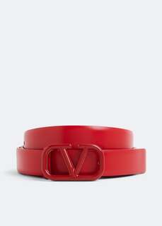 Ремень VALENTINO GARAVANI VLogo Signature belt, красный