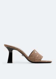 Мюли VERSACE Versace Allover mules, коричневый