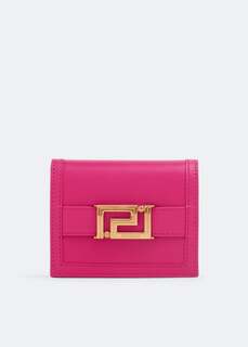 Кошелек VERSACE Greca Goddess bifold wallet, розовый