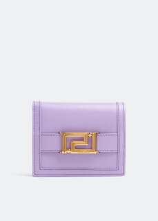 Кошелек VERSACE Greca Goddess bifold wallet, фиолетовый