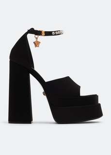 Сандалии VERSACE Aevitas platform sandals, черный