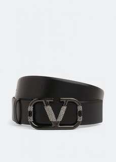 Ремень VALENTINO GARAVANI VLogo Signature belt, черный