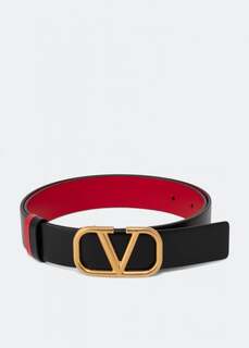 Ремень VALENTINO GARAVANI VLogo Signature reversible belt, черный